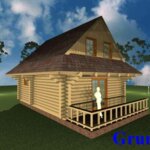 Log cabin GRÚNIK
